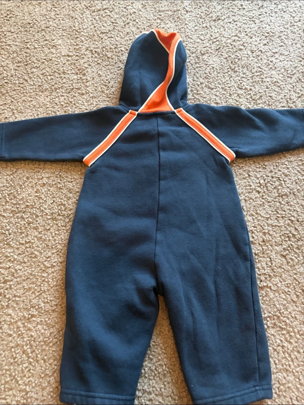 B15 Lot of 3 12-18 month Vintage/y2k Baby Rompers (LS, 2 w/ hoods), PLAY